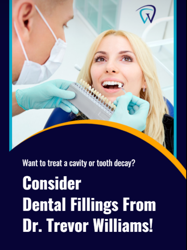 Want to treat a cavity or tooth decay? Consider dental fillings from Dr. Trevor Williams!